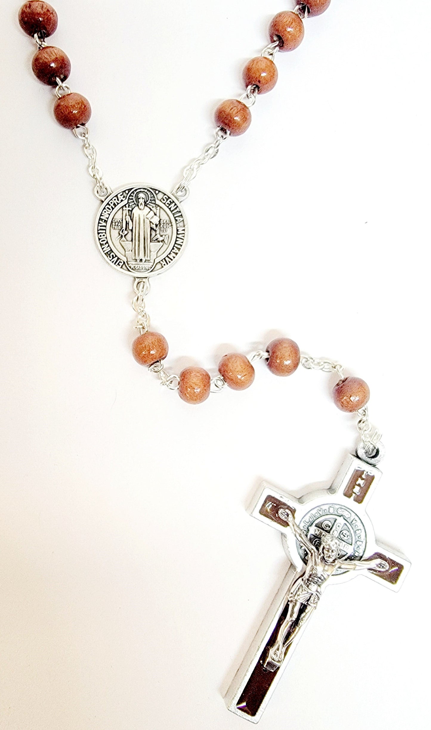 Brown Saint Benedict Rosary