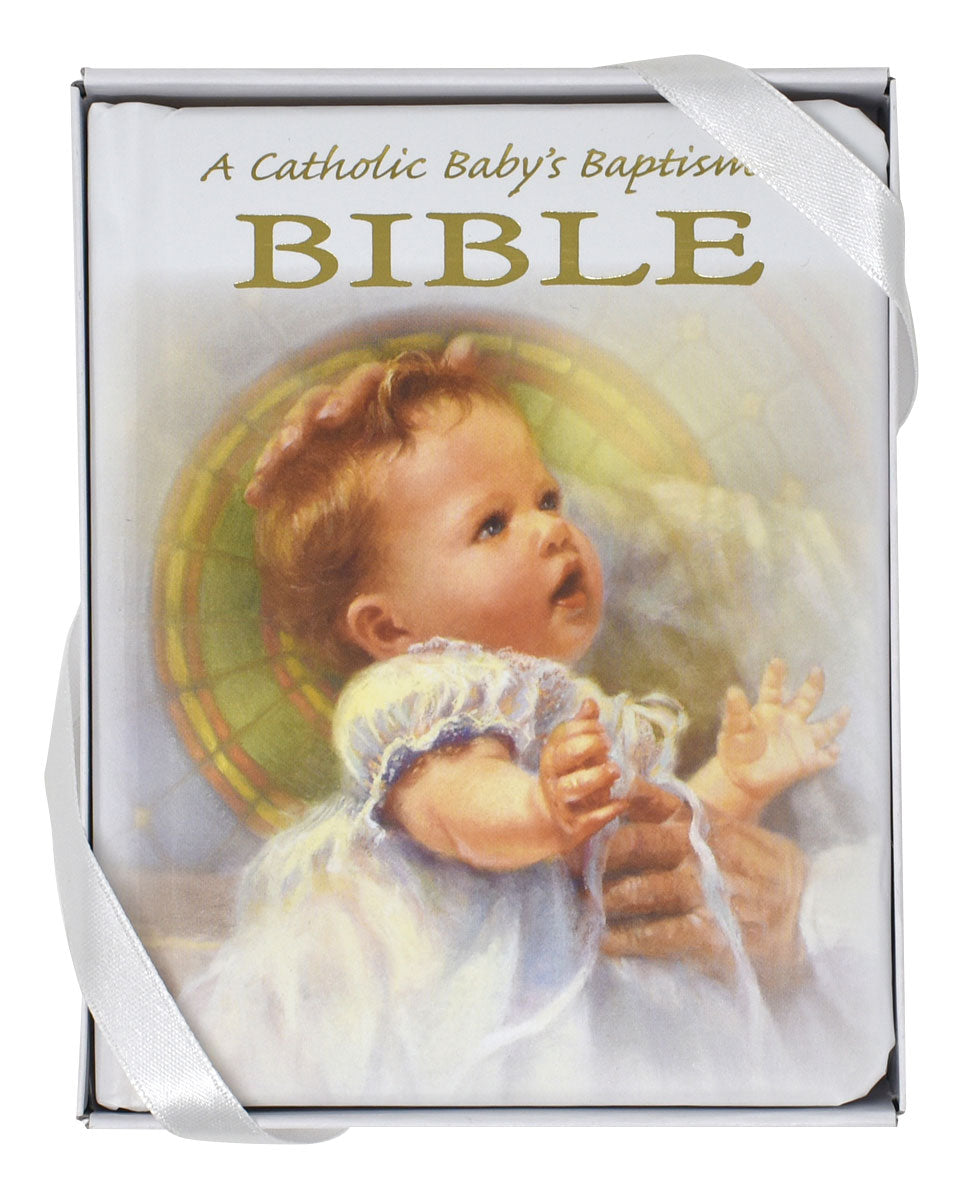A Catholic Baby's Baptismal Bible