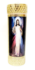8" x 2" Divine Mercy Cirio