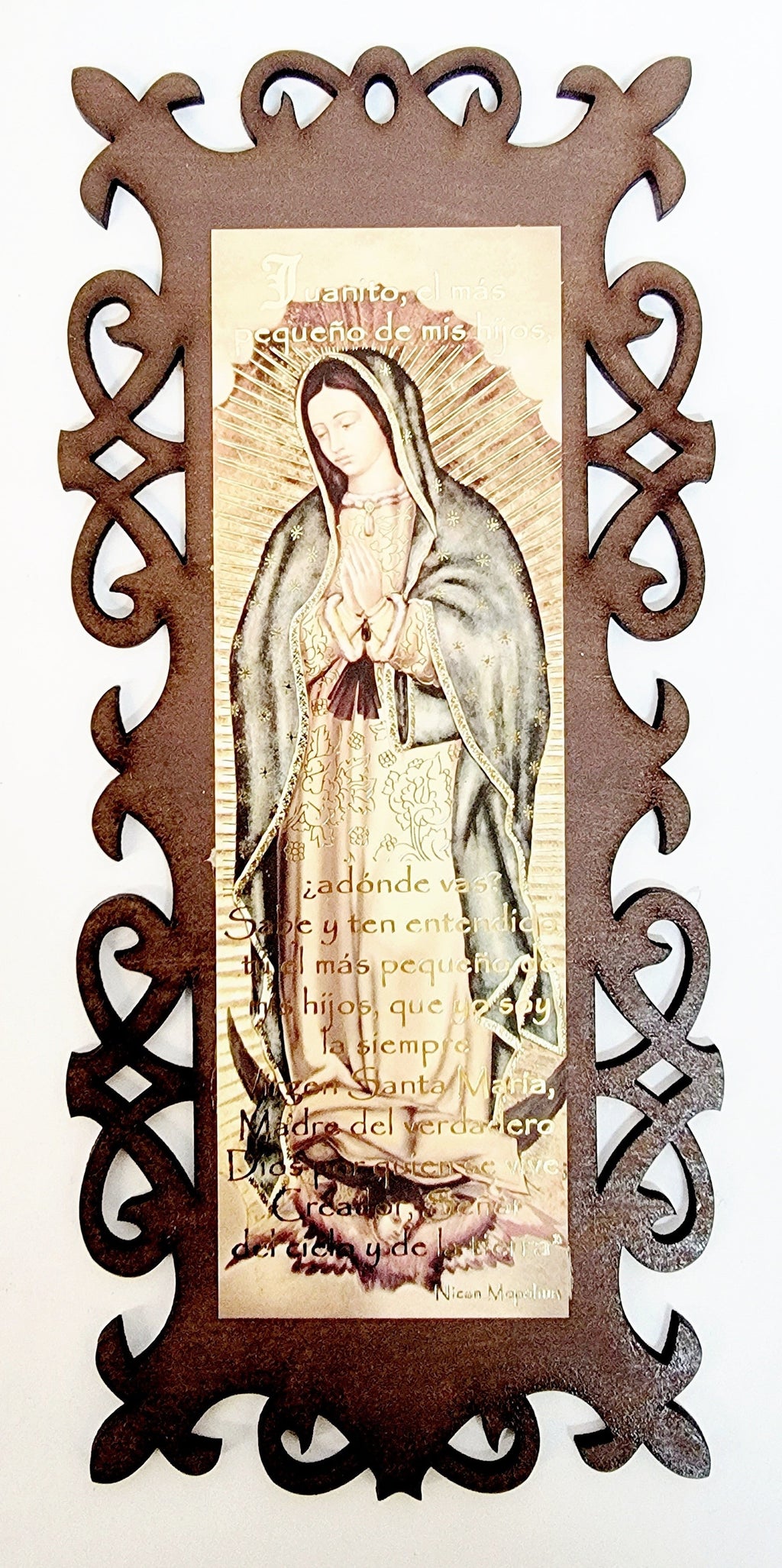 9 X 4.5" Wood Frame (MORE SAINTS)