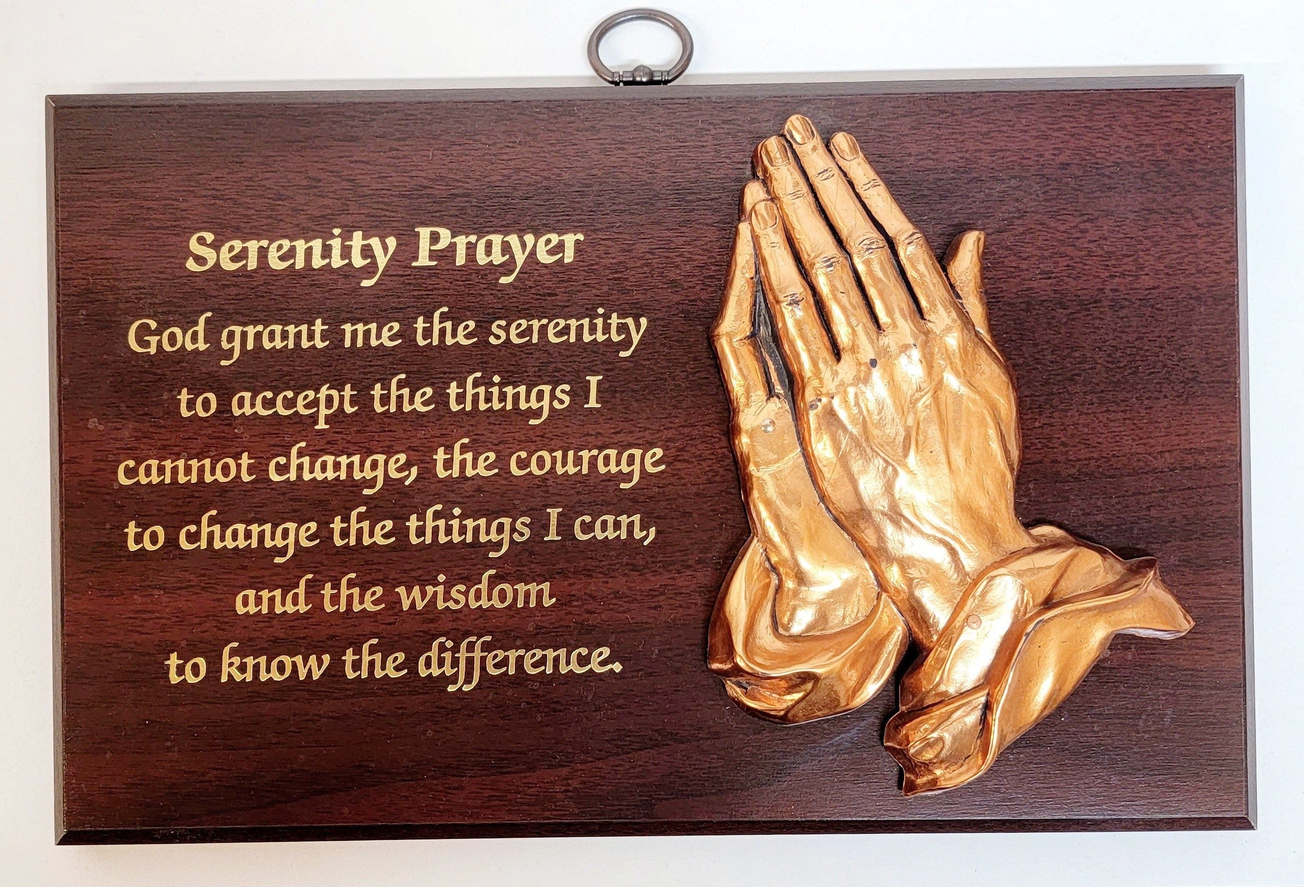 Serenity Prayer Wall Plaque