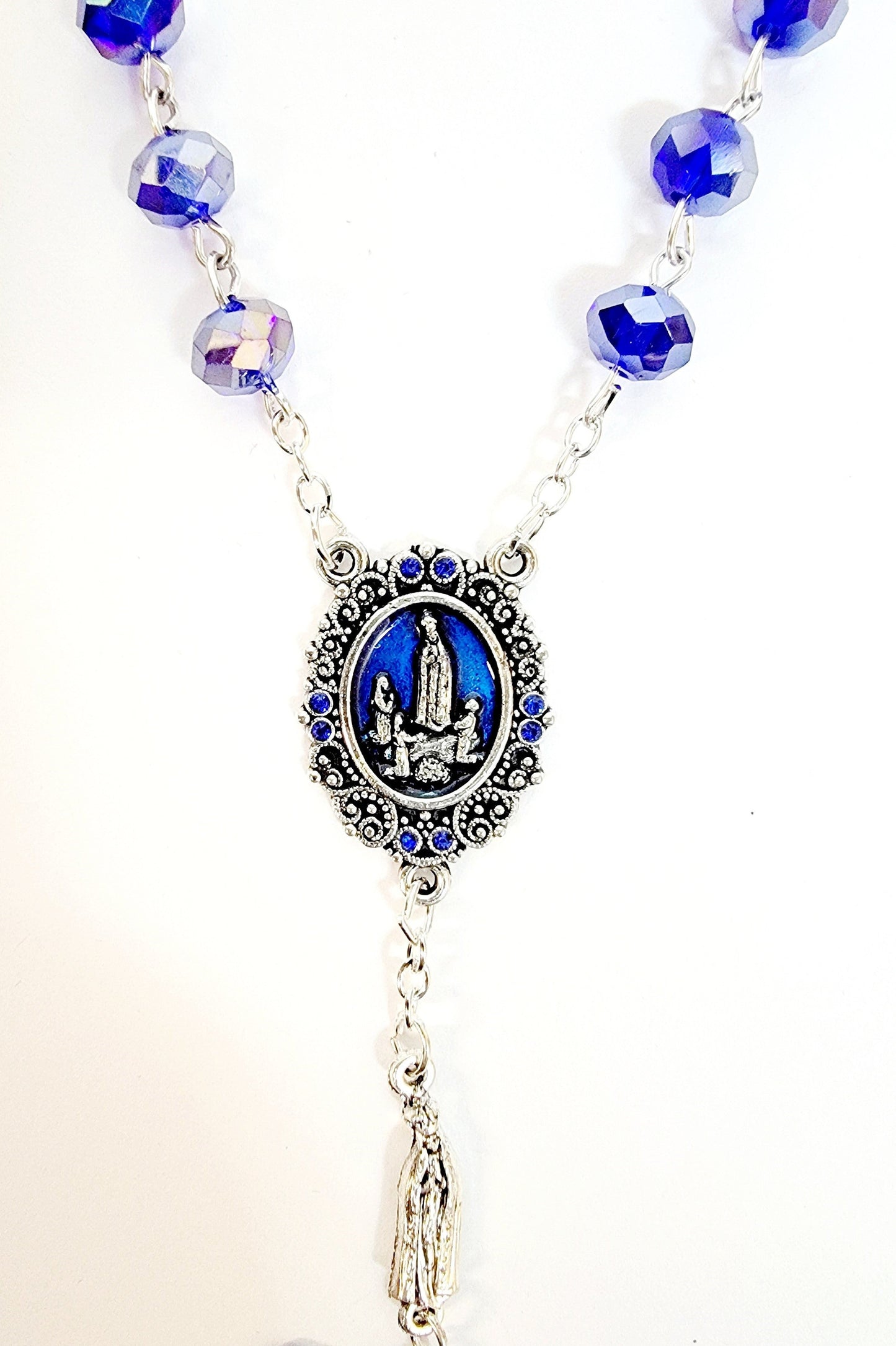 Our Lady of Fatima Blue Rosary