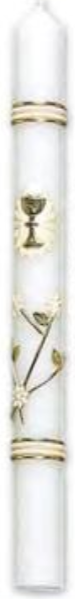 10" Gold Communion Candle