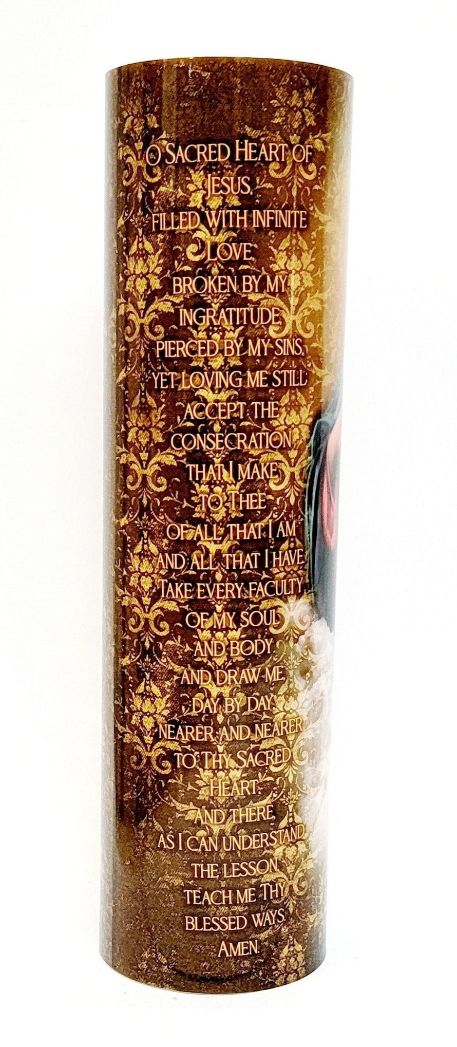 The Sacred Heart of Jesus LED Candle
