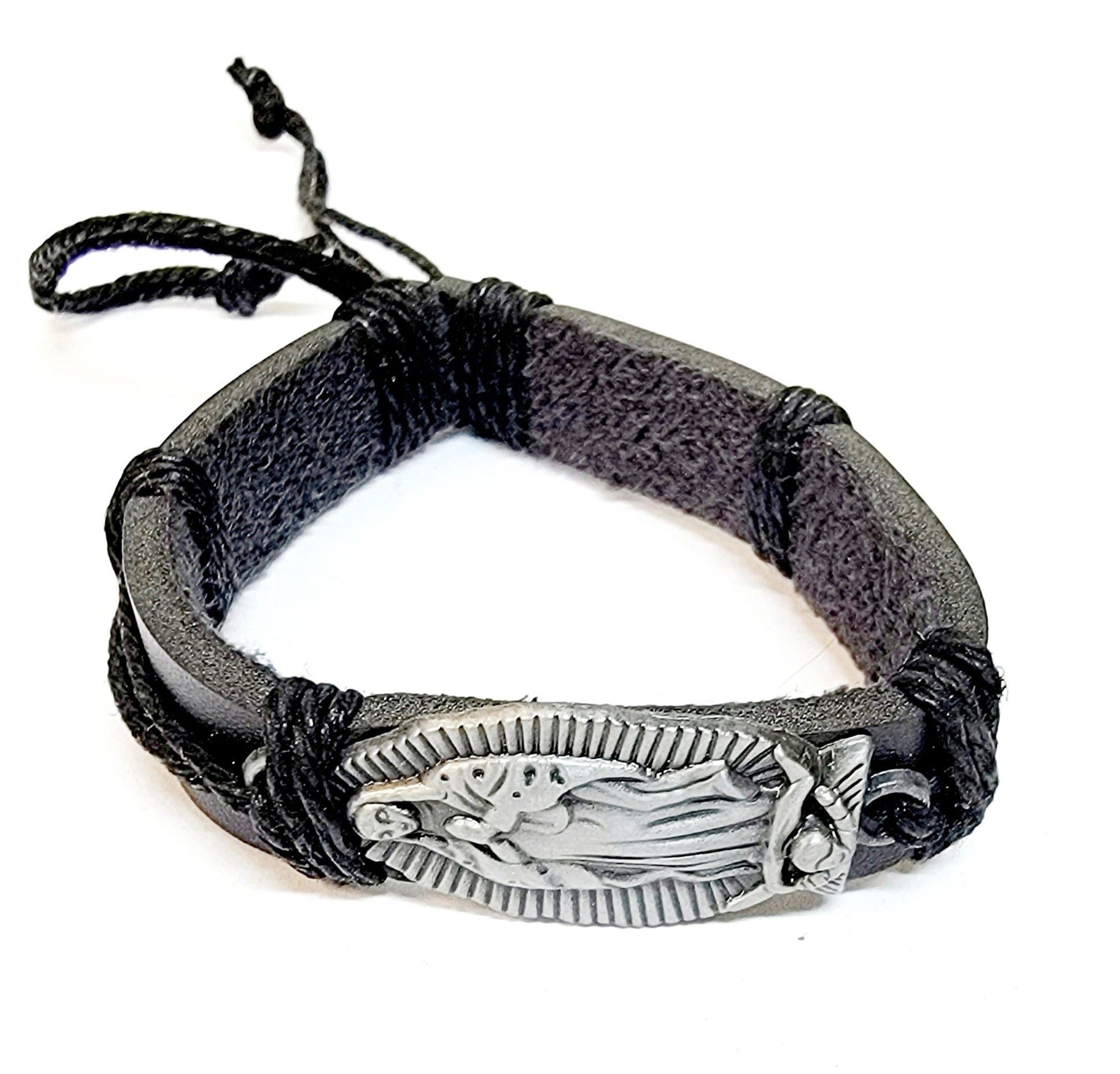 Our Lady of Guadalupe Leather Bracelet (MORE COLORS)