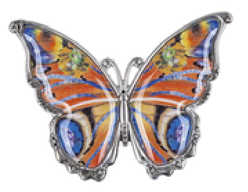 Miracle of Each Day Butterfly Pocket Charm