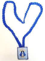 Large Our Lady of San Juan Cloth Braided Scapular