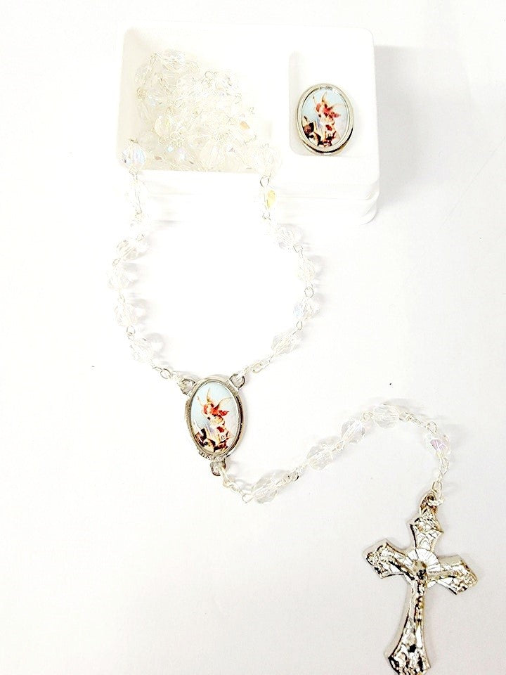 Saint Rosary Set with Pin (MORE SAINTS)