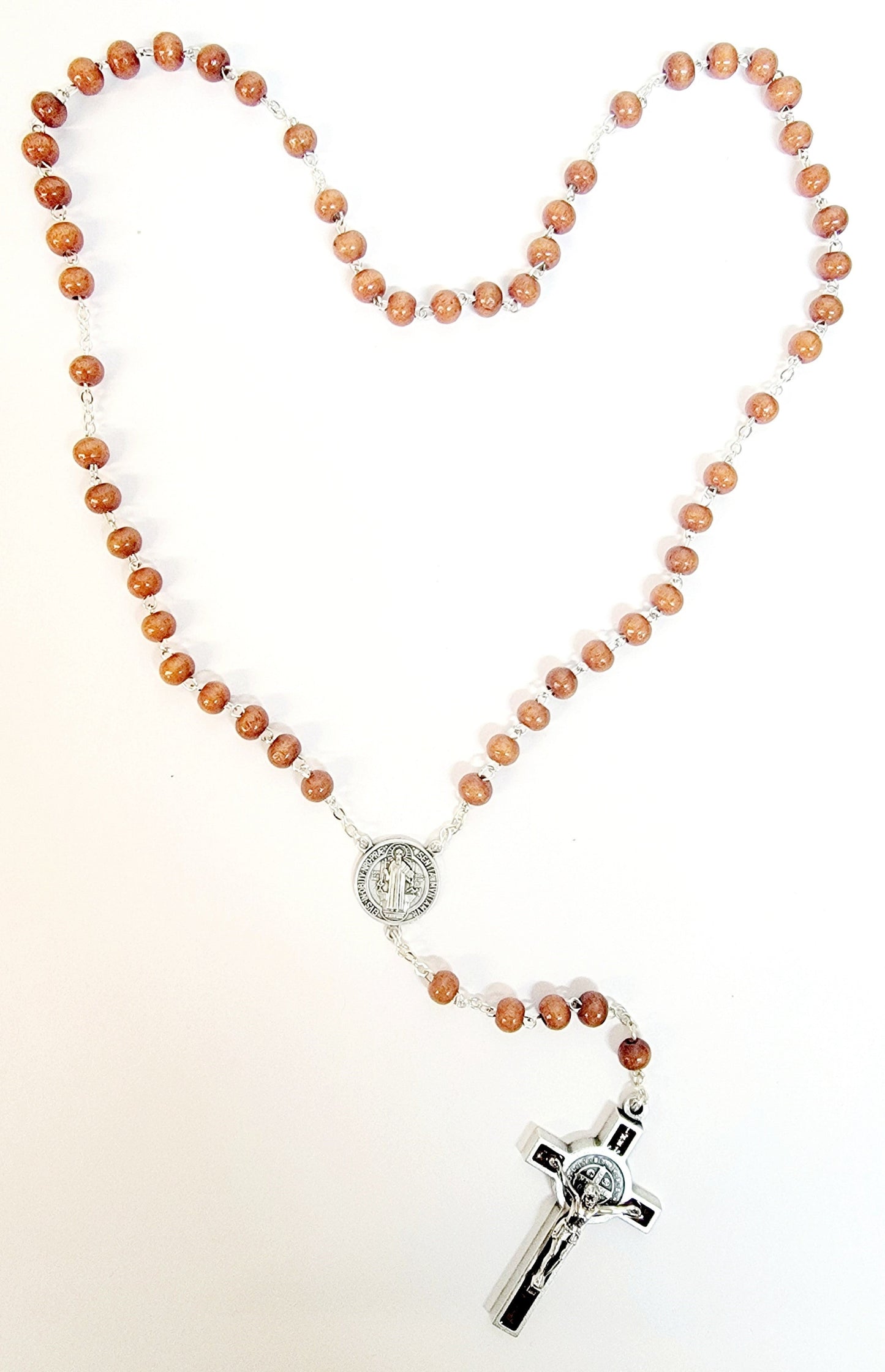 Brown Saint Benedict Rosary