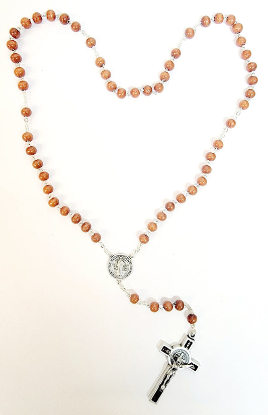 Brown Saint Benedict Rosary