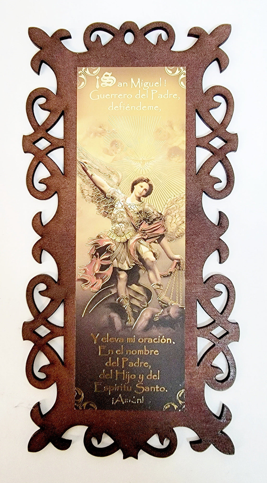 9 X 4.5" Wood Frame (MORE SAINTS)