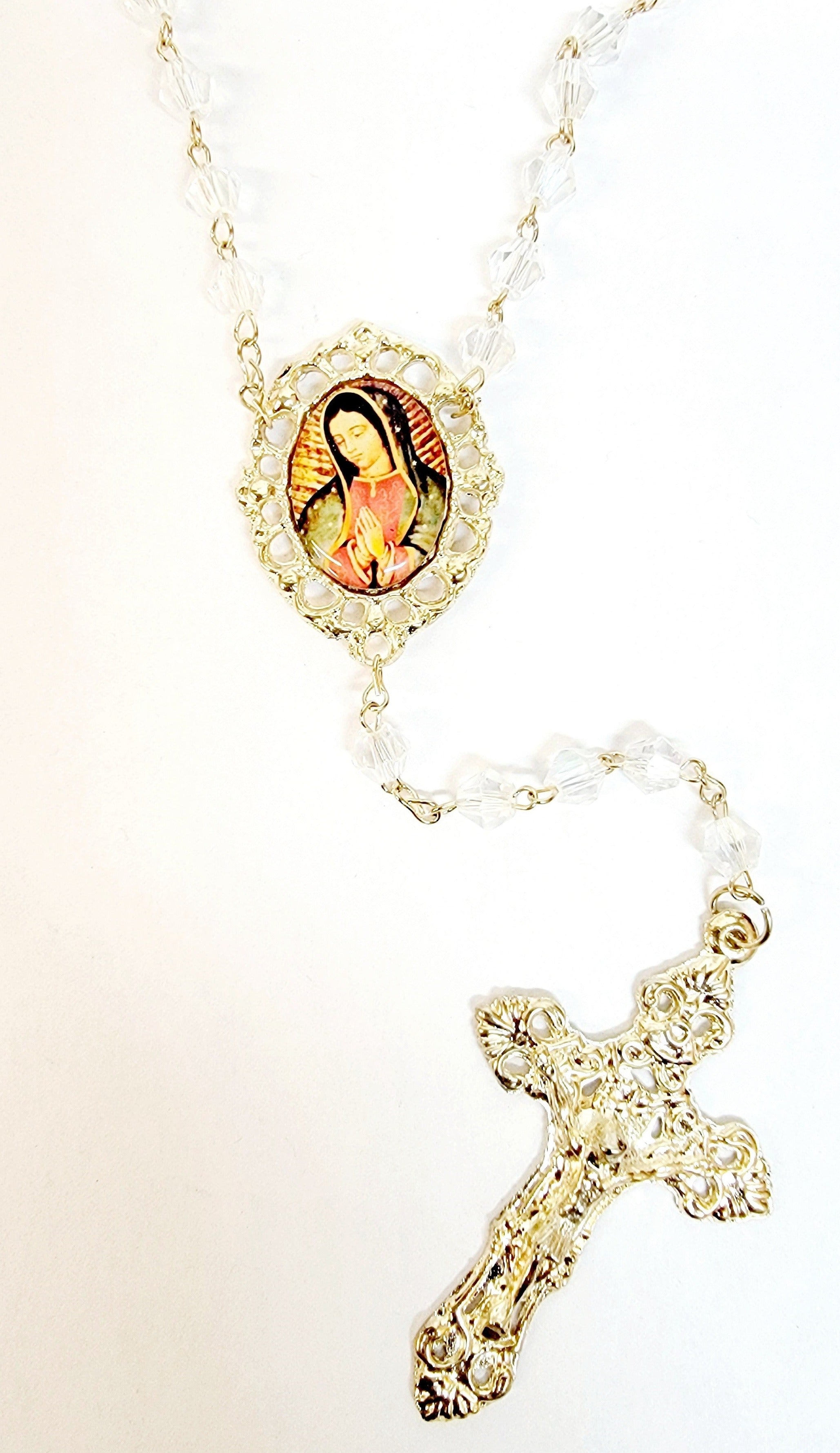 Our Lady of Guadalupe Crystal Rosary