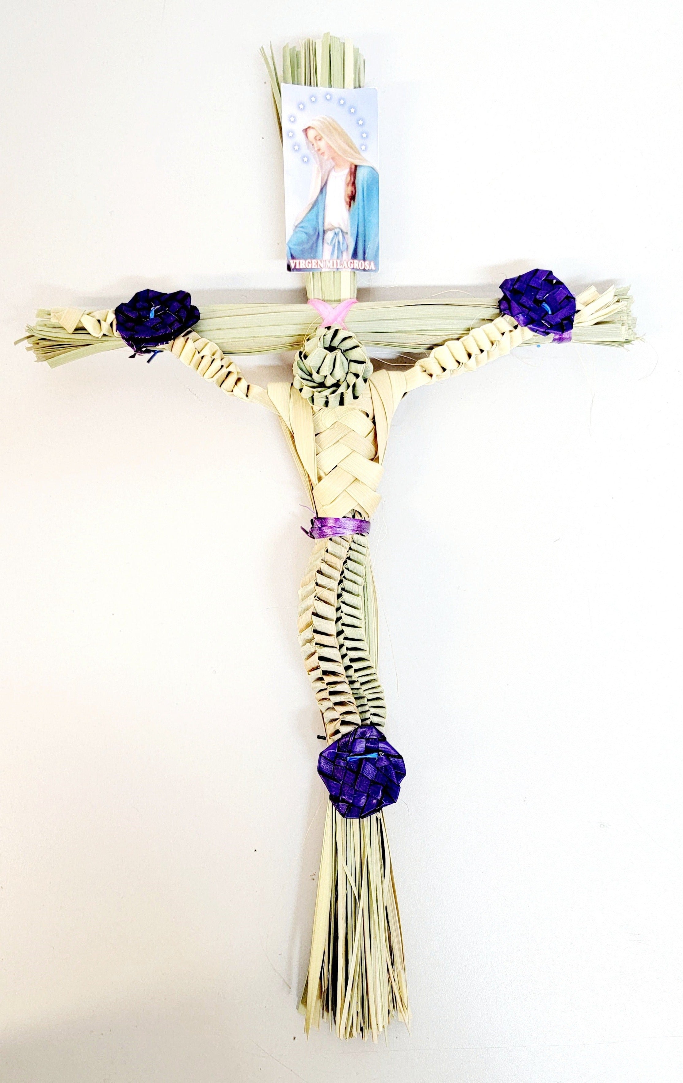 Large Crucifix Dried Palm