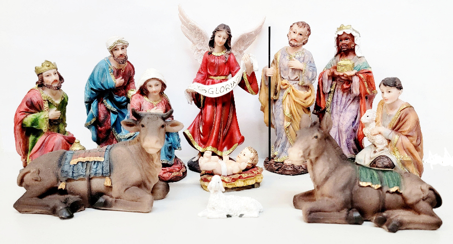 11 Piece 6.5" Nativity Set