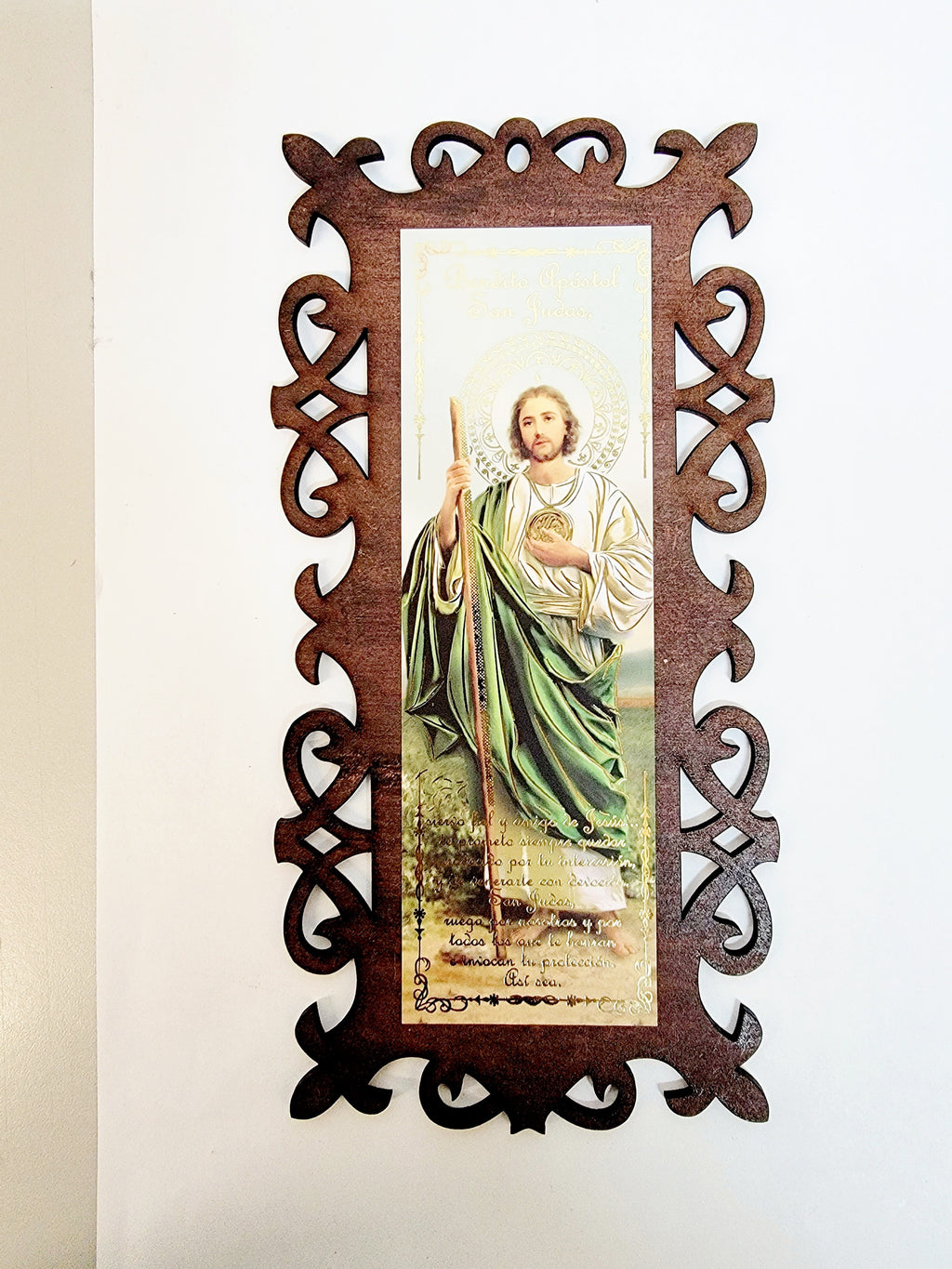 9 X 4.5" Wood Frame (MORE SAINTS)