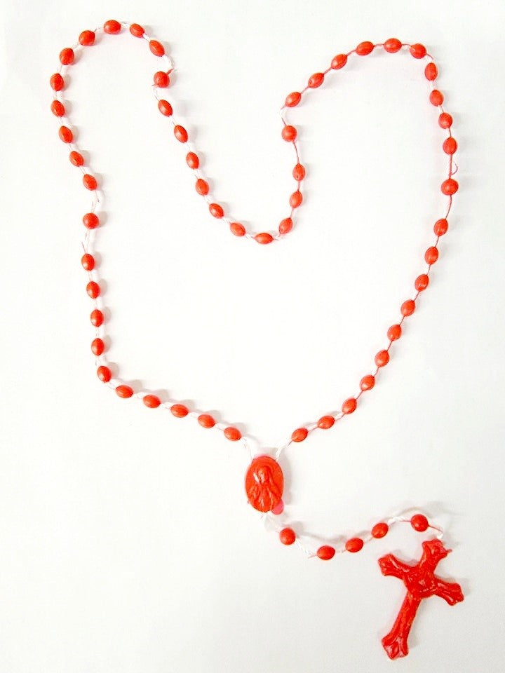Plastic Cord Rosary (MORE COLORS)