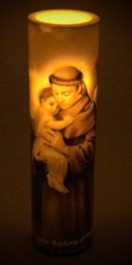 Saint Anthony LED Candle