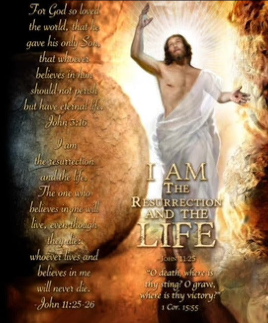 Jesus Resurrection LED Candle