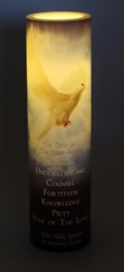 Holy Spirit LED Candle