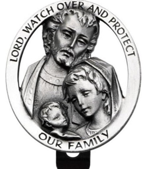 Holy Family Car Visor Clip