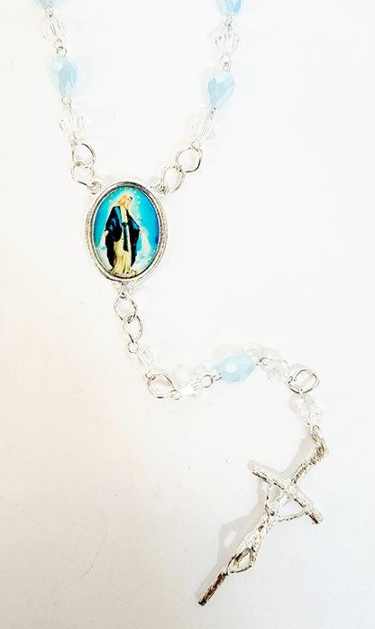 Our Lady of Grace Crystal Rosary