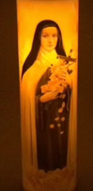 Saint Therese LED Candle