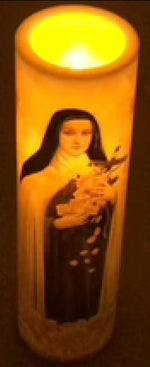 Saint Therese LED Candle