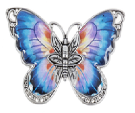 Whisper I Love You to a Butterfly Pocket Charm