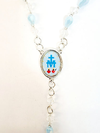 Our Lady of Grace Crystal Rosary