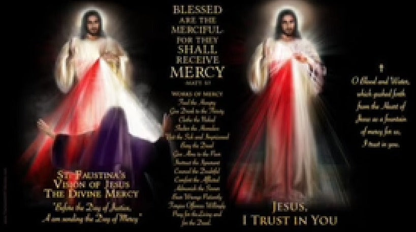 4x7 Divine Mercy LED Candle