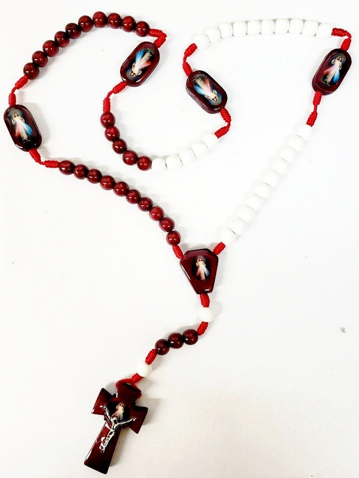 Wood Rosary (MORE SAINTS)