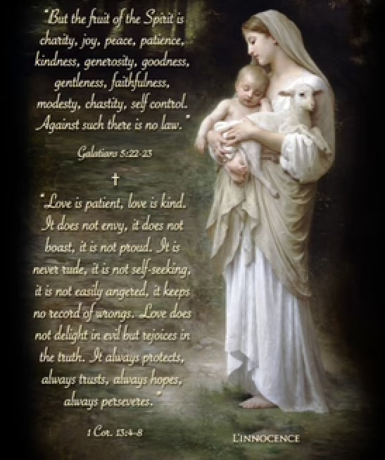 Our Lady of Innocence LED Candle