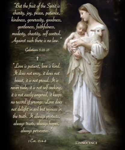 Our Lady of Innocence LED Candle