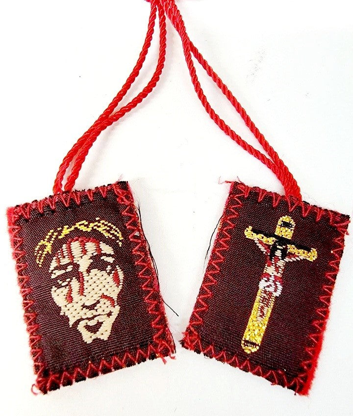 Medium Blood of Christ Cloth Scapular