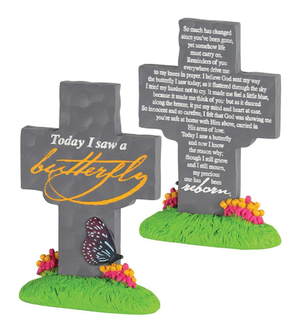 Bereavement Butterfly Tabletop Cross