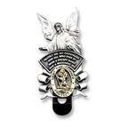 Guardian Angel with Assorted Saint Visor Clip (MORE SAINTS)