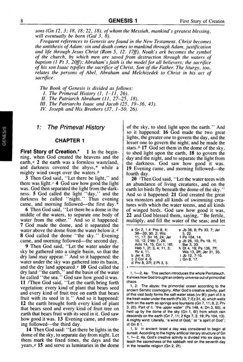 The New American Bible Revised Edition