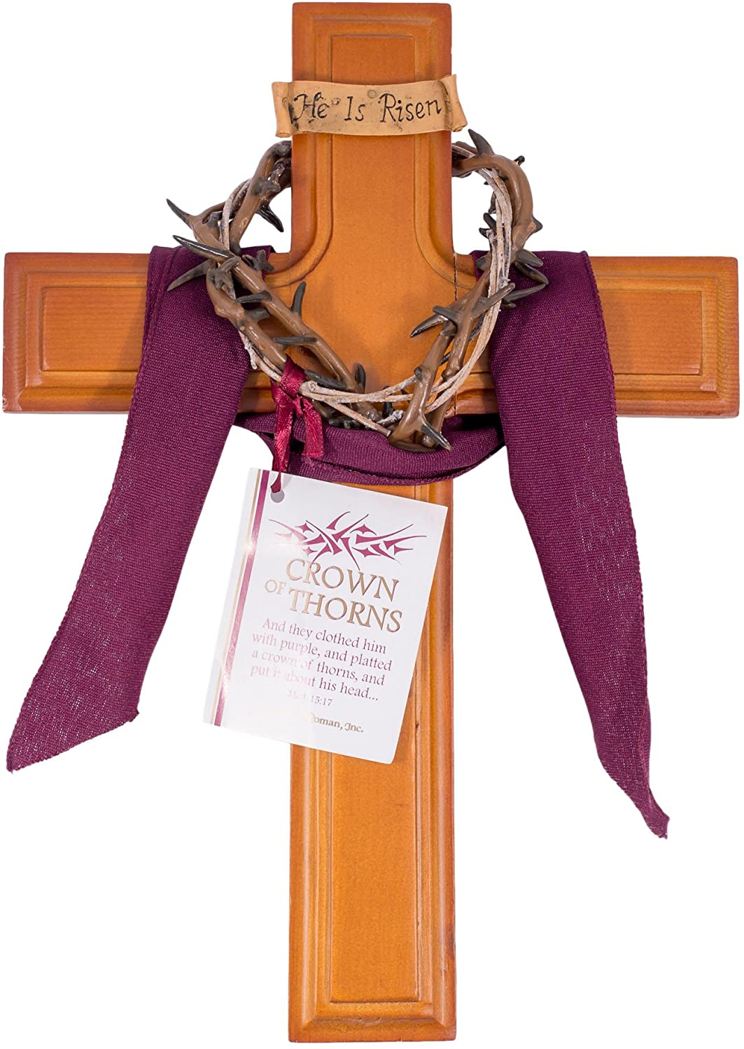 10" Crown of Thorns Cross