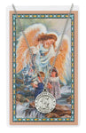24" Guardian Angel Necklace with Prayer Card