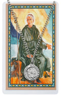 24" St Peregrine Necklace with Prayer Card