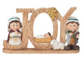 5.5" 'Joy' Holy Family Figurine