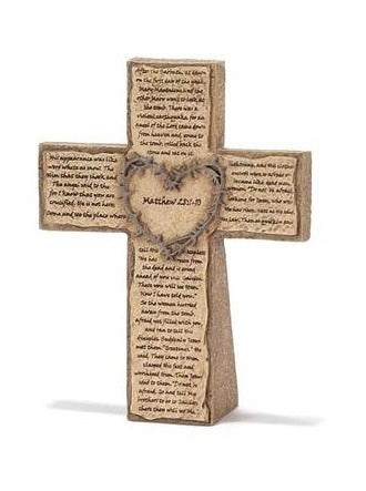 Crown Of Thorns Tabletop Cross
