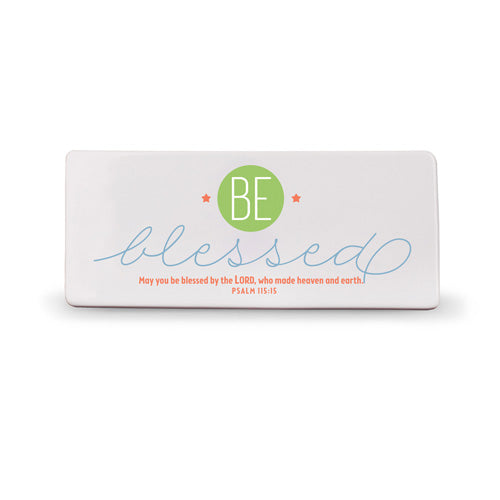 Be Blessed Ceramic Plaque