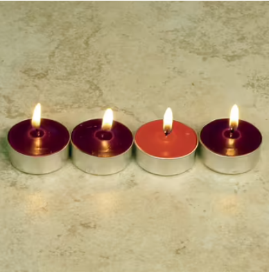 4 Piece Advent Tea Light Refill