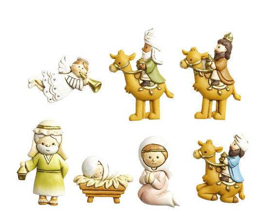 Nativity Magnet 7 Pc Set